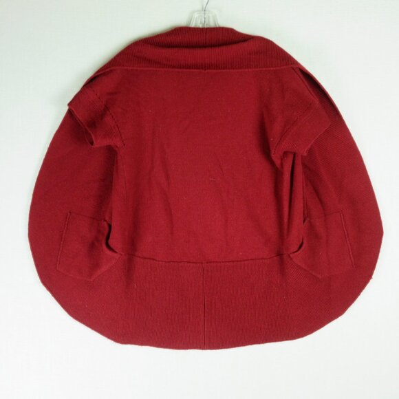 Cache Short Sleeve Cocoon Sweater Size XS Curved Hem - Picture 2 of 10